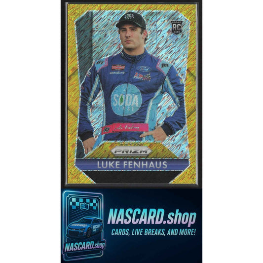 2025 Panini Prizm Throwback #183 Luke Fenhaus FOTL Gold Shimmer #3/3 RC