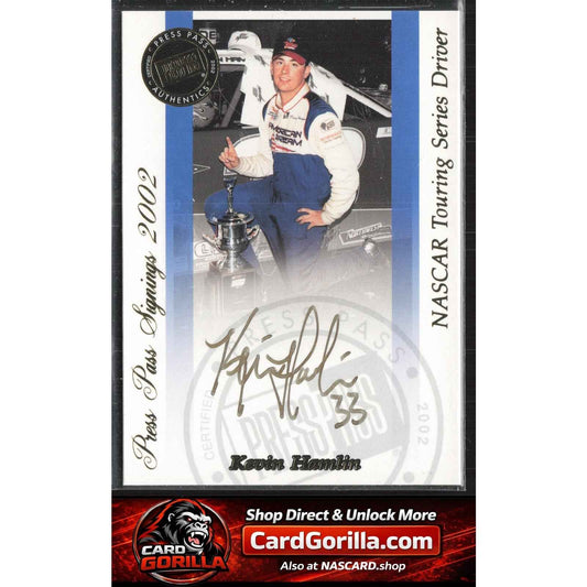 2002 Press Pass #NNO Kevin Hamlin Signings Gold #/50