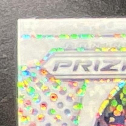2025 Panini Prizm NASCAR Denny Hamlin #11 White Sparkle Prizms