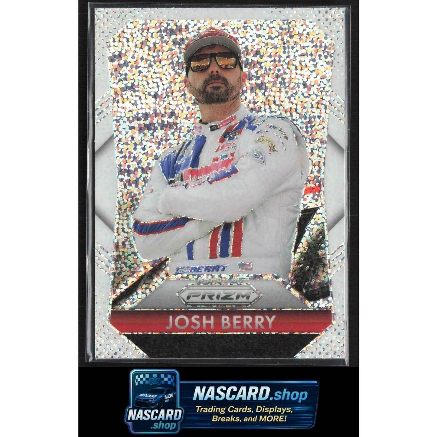 2025 Panini Prizm #171 Josh Berry White Sparkle