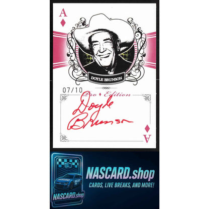 2009 Wheels Main Event Pro Edition Doyle Brunson Marks Diamonds #/10