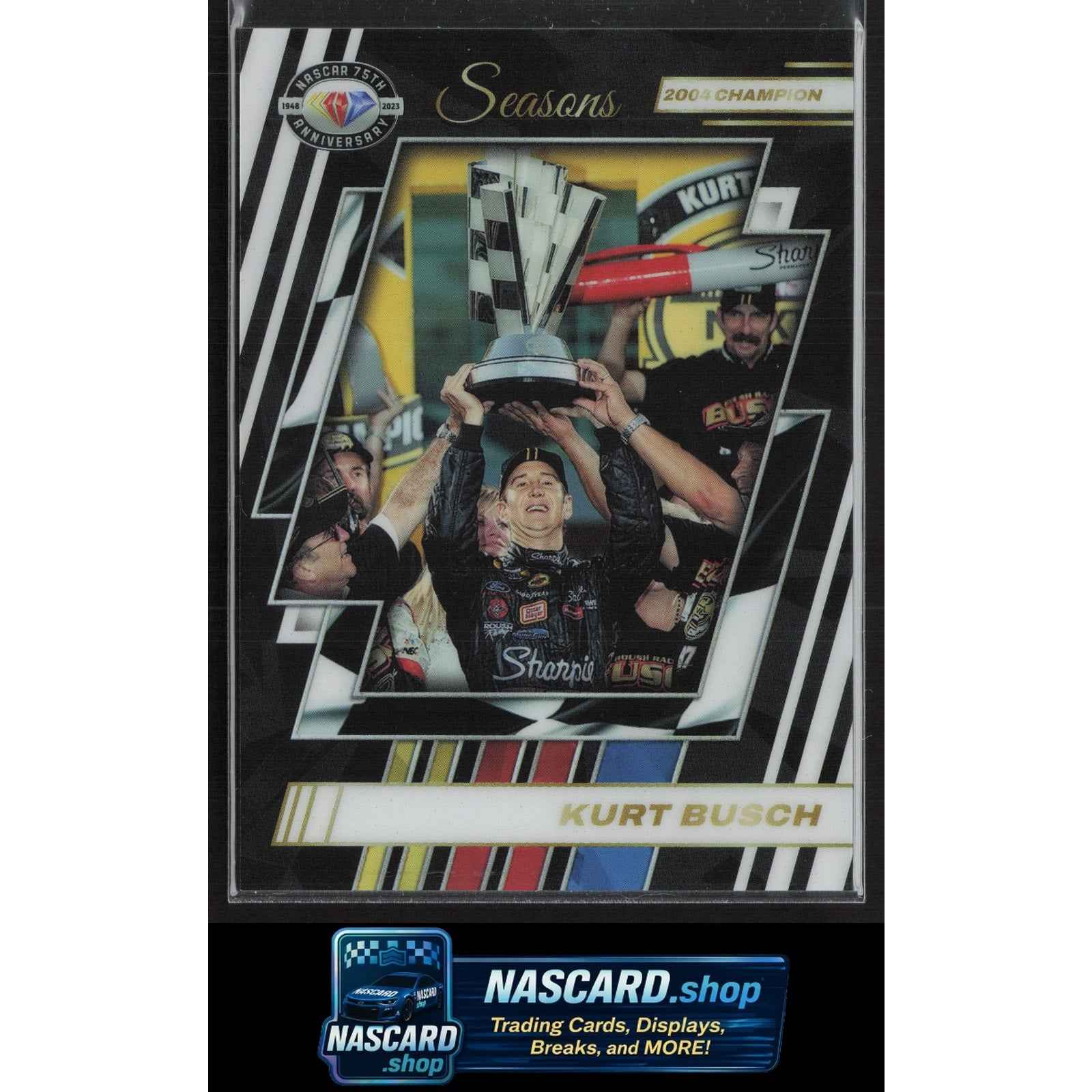 2023 Panini Prizm #89 Kurt Busch NASCAR 75th Anniversary