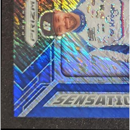 2024 Panini Prizm Ricky Stenhouse Jr Sensational Signatures Blue Shimmer FOTL /4