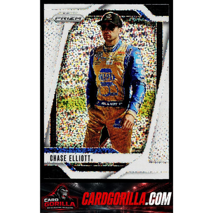 2025 Panini Prizm #43 Chase Elliott White Sparkle
