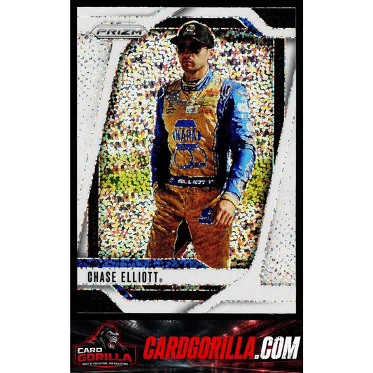 2025 Panini Prizm #43 Chase Elliott White Sparkle