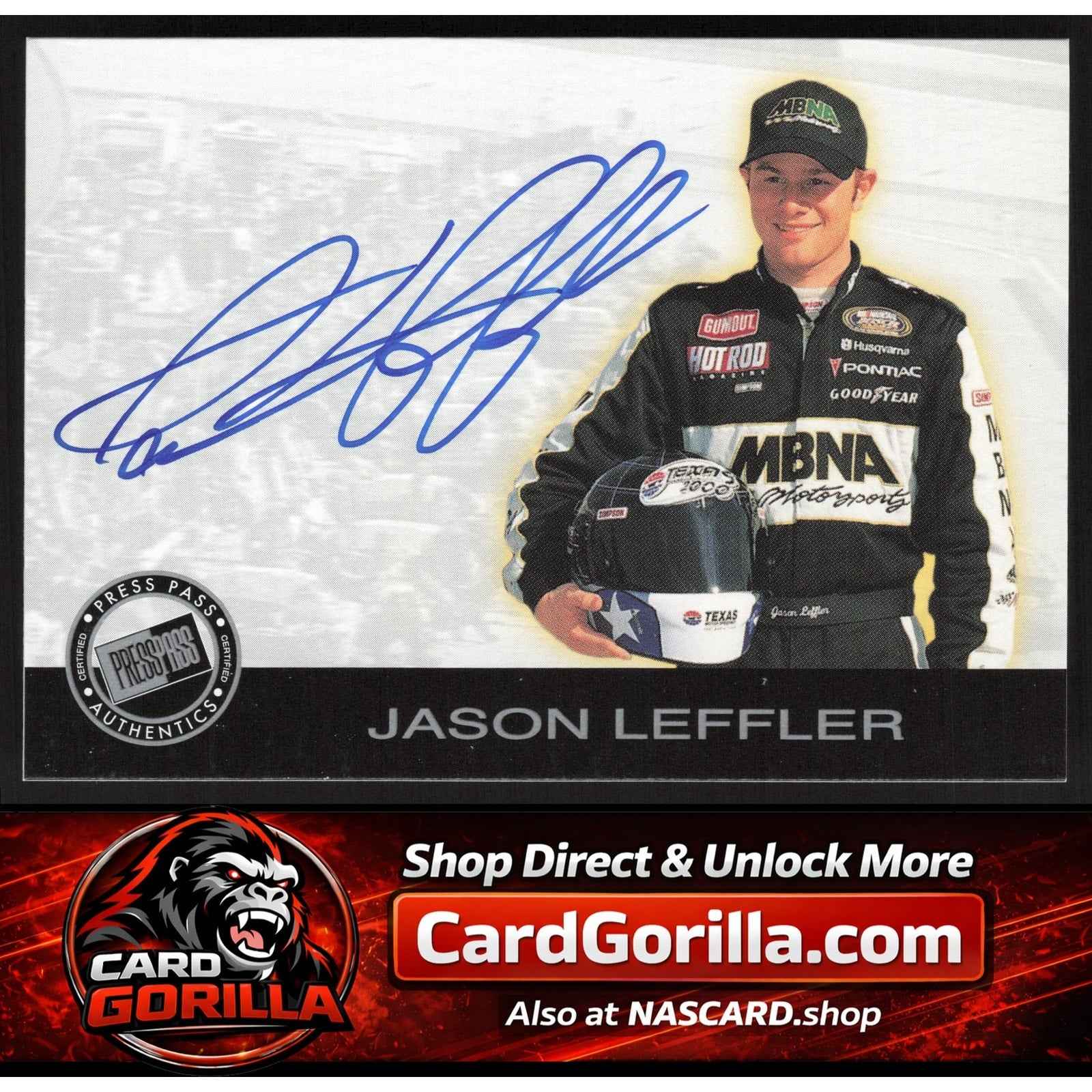 2001 Press Pass #NNO Jason Leffler Autographs
