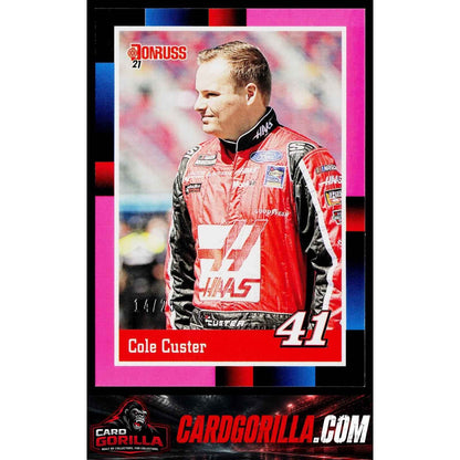 2021 Donruss #151 Cole Custer Pink #/25