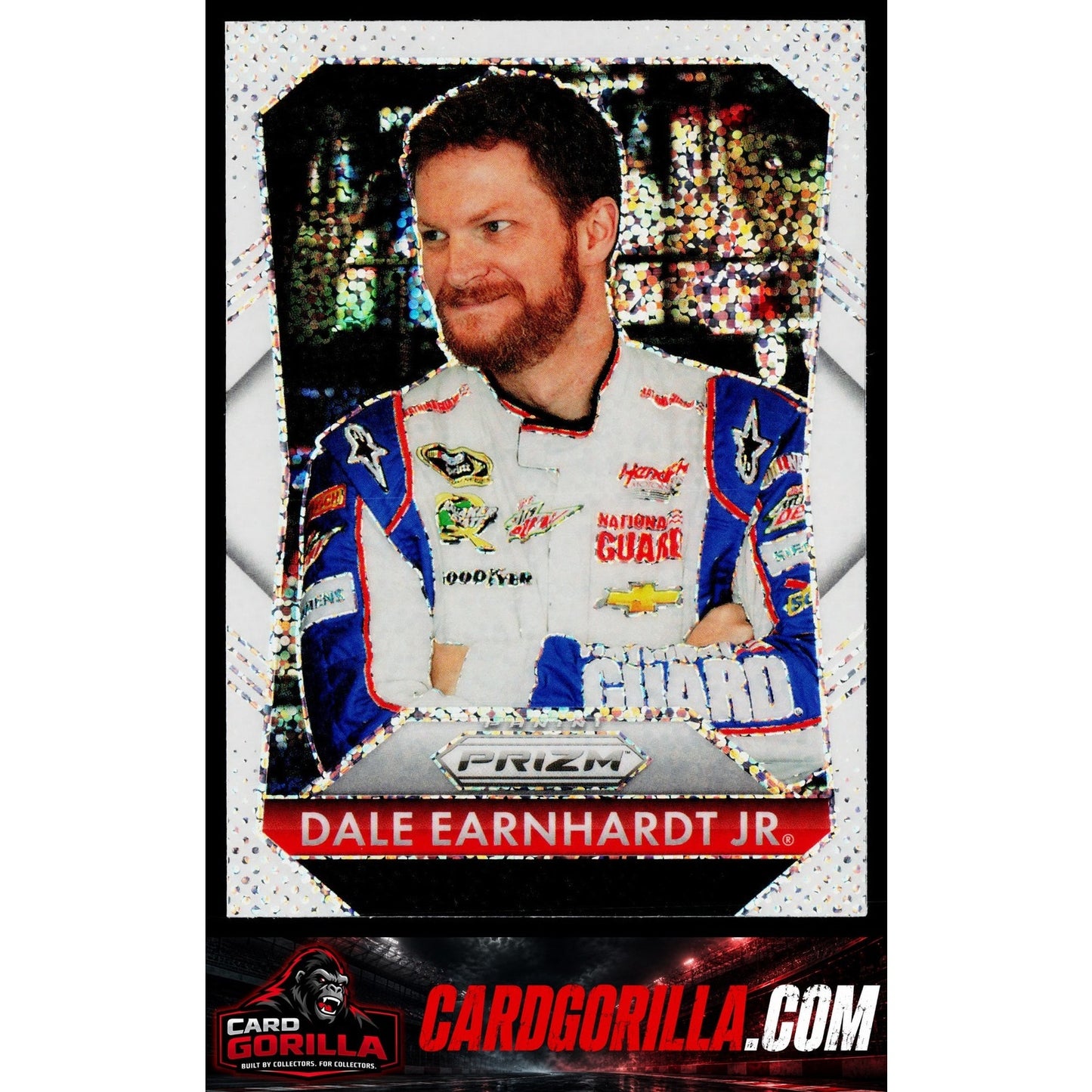 2025 Panini Prizm #163 Dale Earnhardt Jr White Sparkle