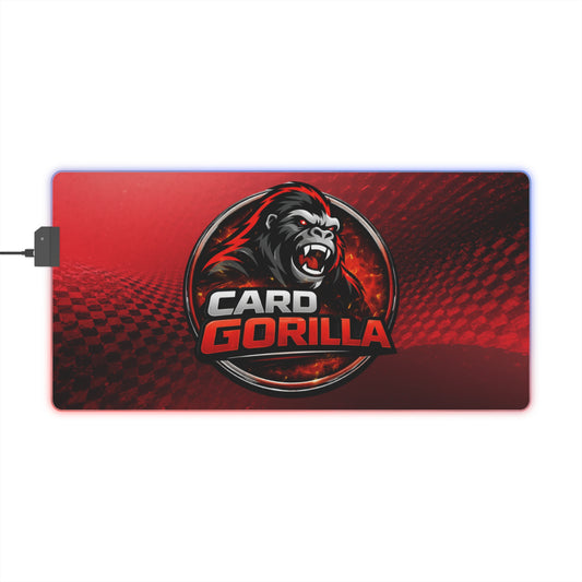 Card Gorilla LED Break Mat – Red Wave Edition