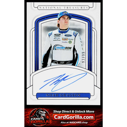 2025 Panini National Treasures #S-NGS Noah Gragson Signatures #/99