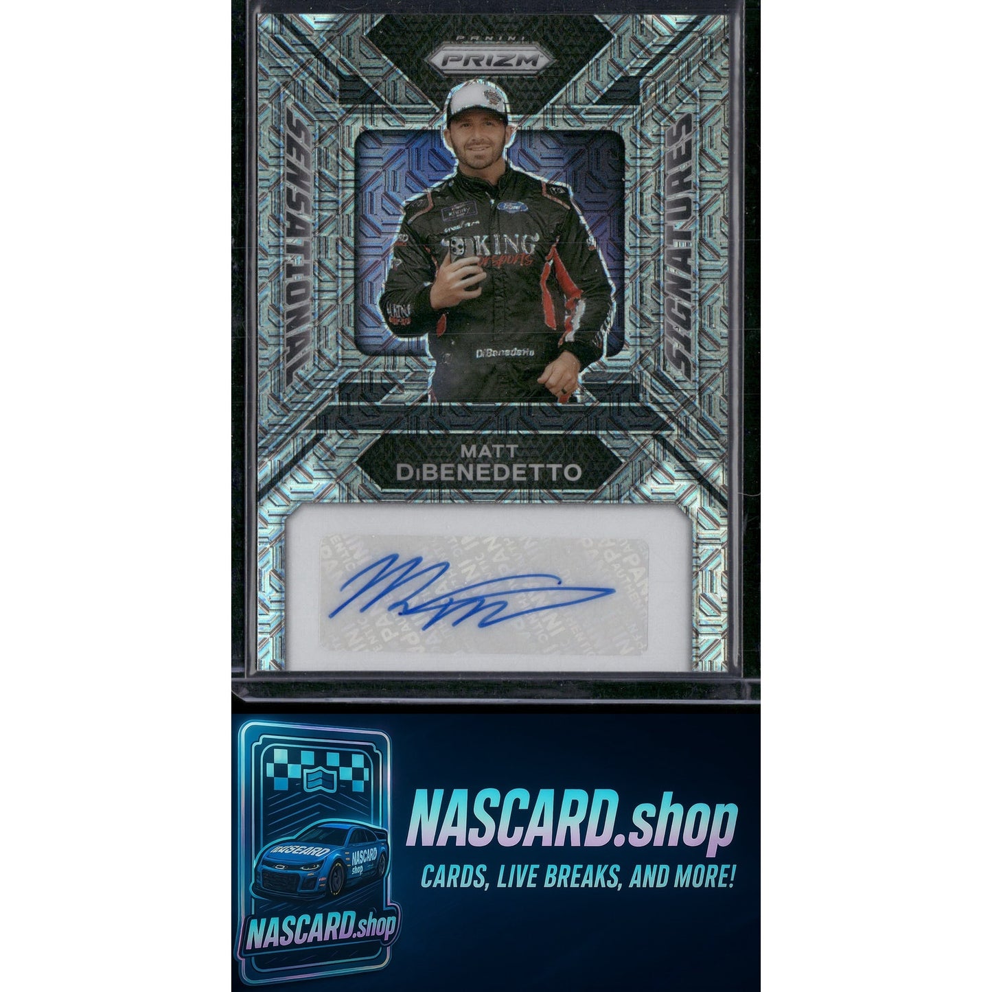 2024 Panini Prizm #SS-MDO Matt DiBenedetto Sensational Signatures Mojo #/25 - Card Gorilla