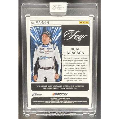 2025 Panini Turn Four NASCAR Noah Gragson #MA-NGN Memorabilia Auto Red 11/15