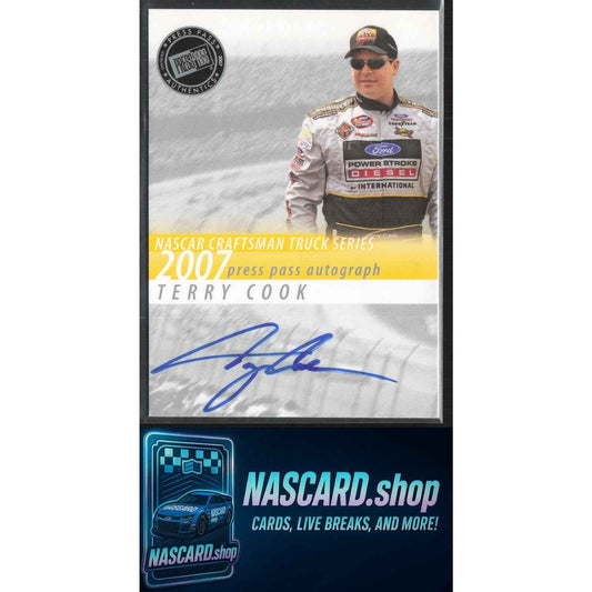 2007 Press Pass #NNO Terry Cook Autographs