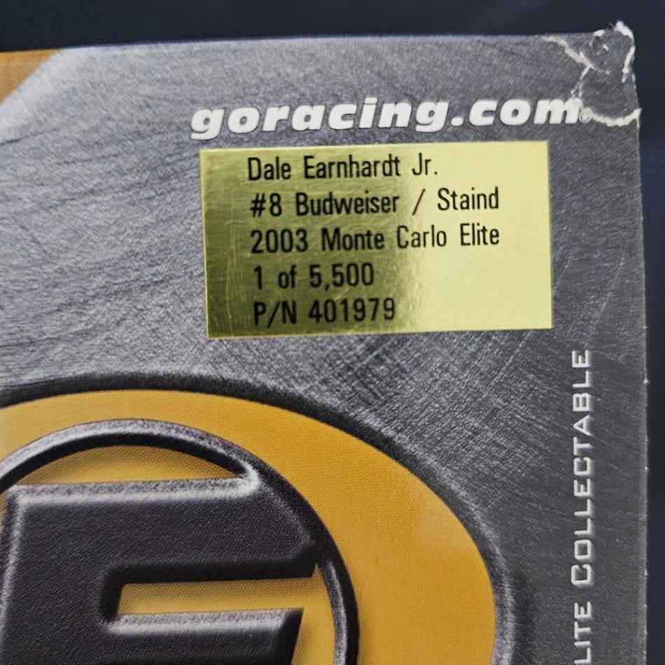 Dale Earnhardt Jr Elite Diecast 1:24 #8 2003 Budweiser / Staind 1 of 5500