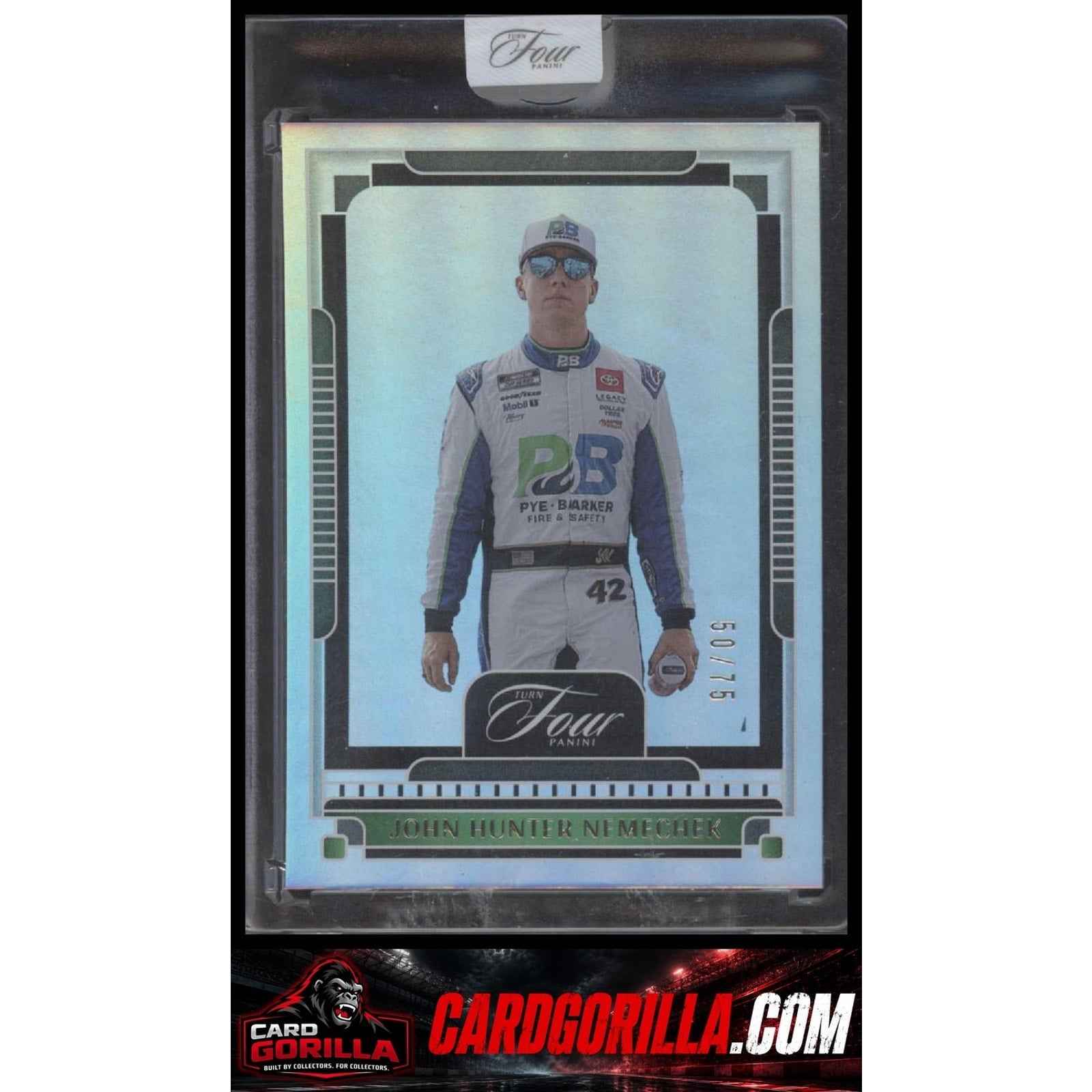 2025 Panini Turn Four #80 John Hunter Nemechek #/75