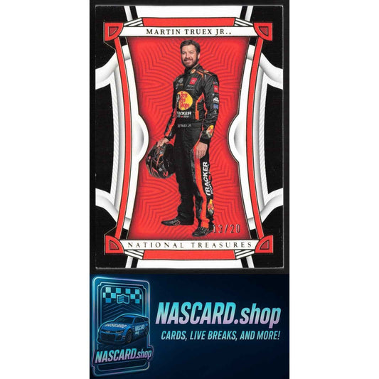 2023 Panini National Treasures #16 Martin Truex Jr. Midnight #/20