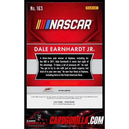 2025 Panini Prizm #163 Dale Earnhardt Jr White Sparkle