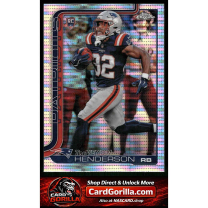 2025 Topps Chrome #328 TreVeyon Henderson Pulsar Refractor RC