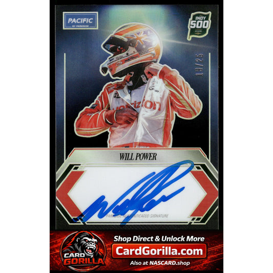 2025 Parkside Indy 500 Pacific #PP-WP Will Power Signature Series Blue