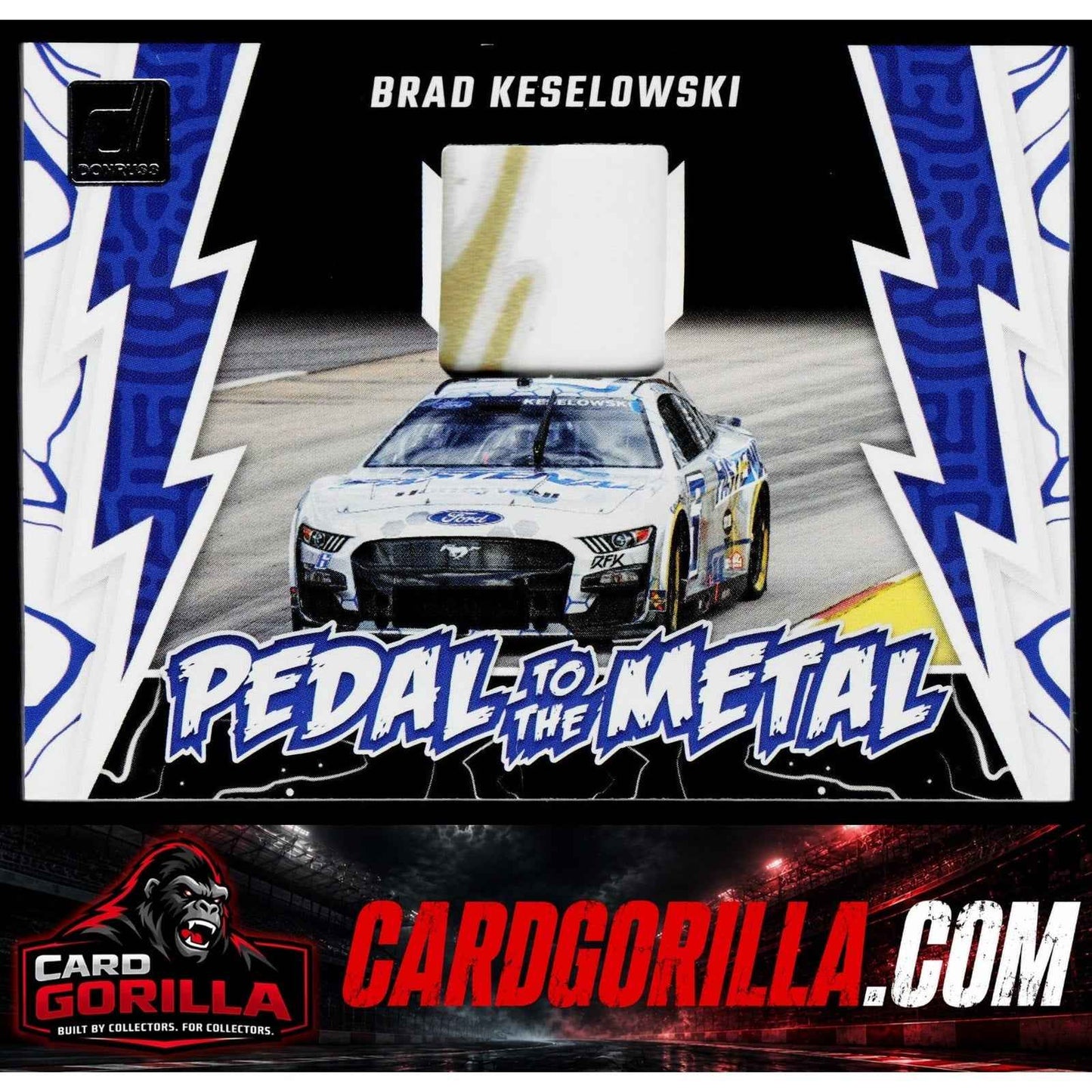 2024 Donruss #PMM-BK Brad Keselowski Pedal to the Metal Materials