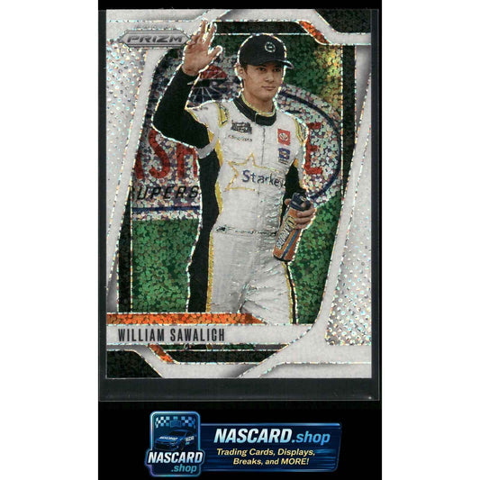 2025 Panini Prizm #64 William Sawalich White Sparkle