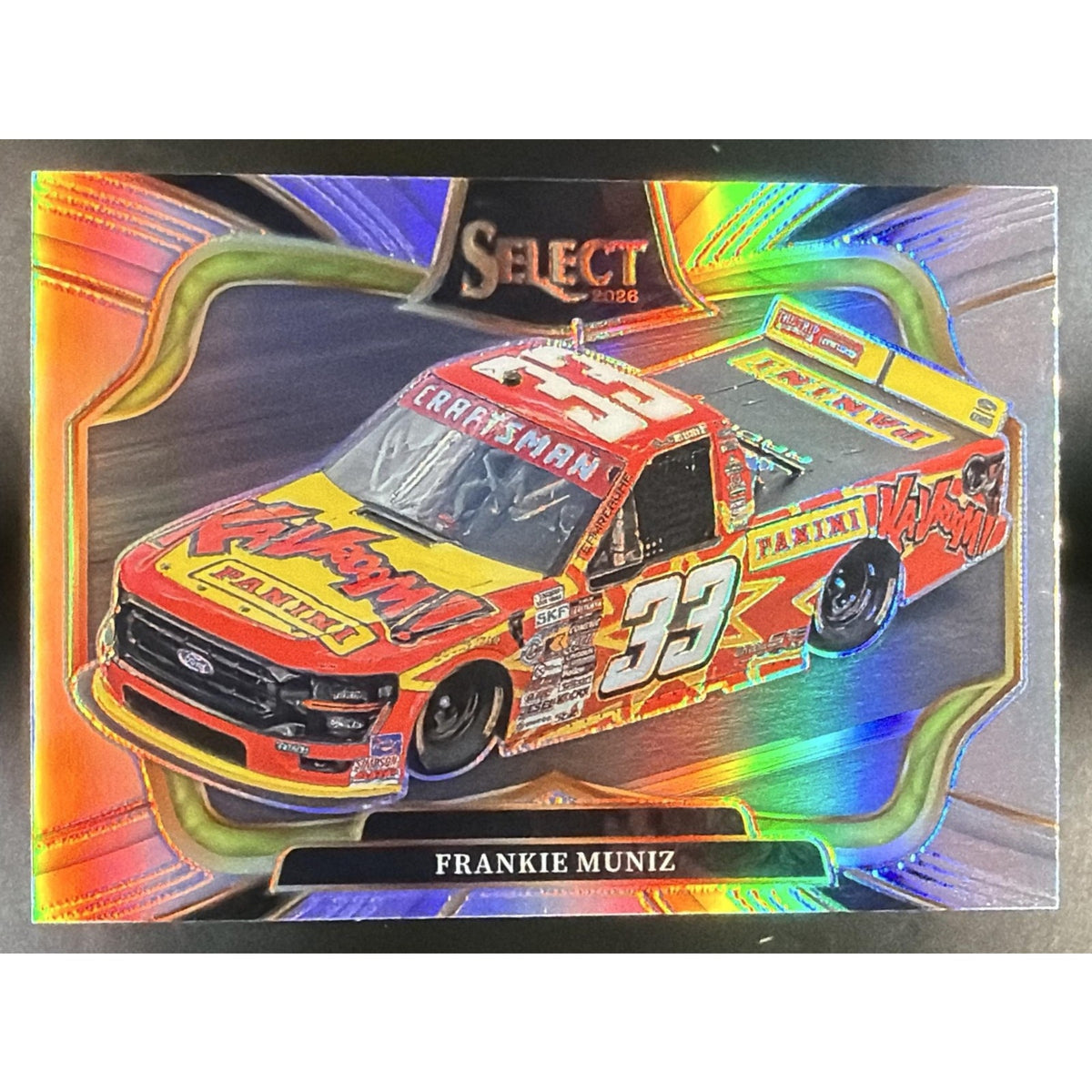 2026 Panini Select NASCAR Frankie Muniz #136 Set - Pit Road Silver Prizms