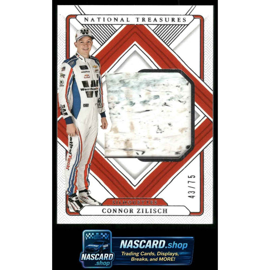 2025 Panini National Treasures #SIL-CZS Connor Zilisch Silhouettes #/75
