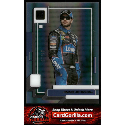 2023 Panini Chronicles #24 Jimmie Johnson Clearly Donruss Gold #/10