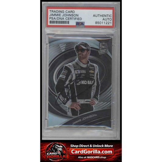 2022 Panini Chronicles Jimmie Johnson Spectra PSA/DNA Autograph