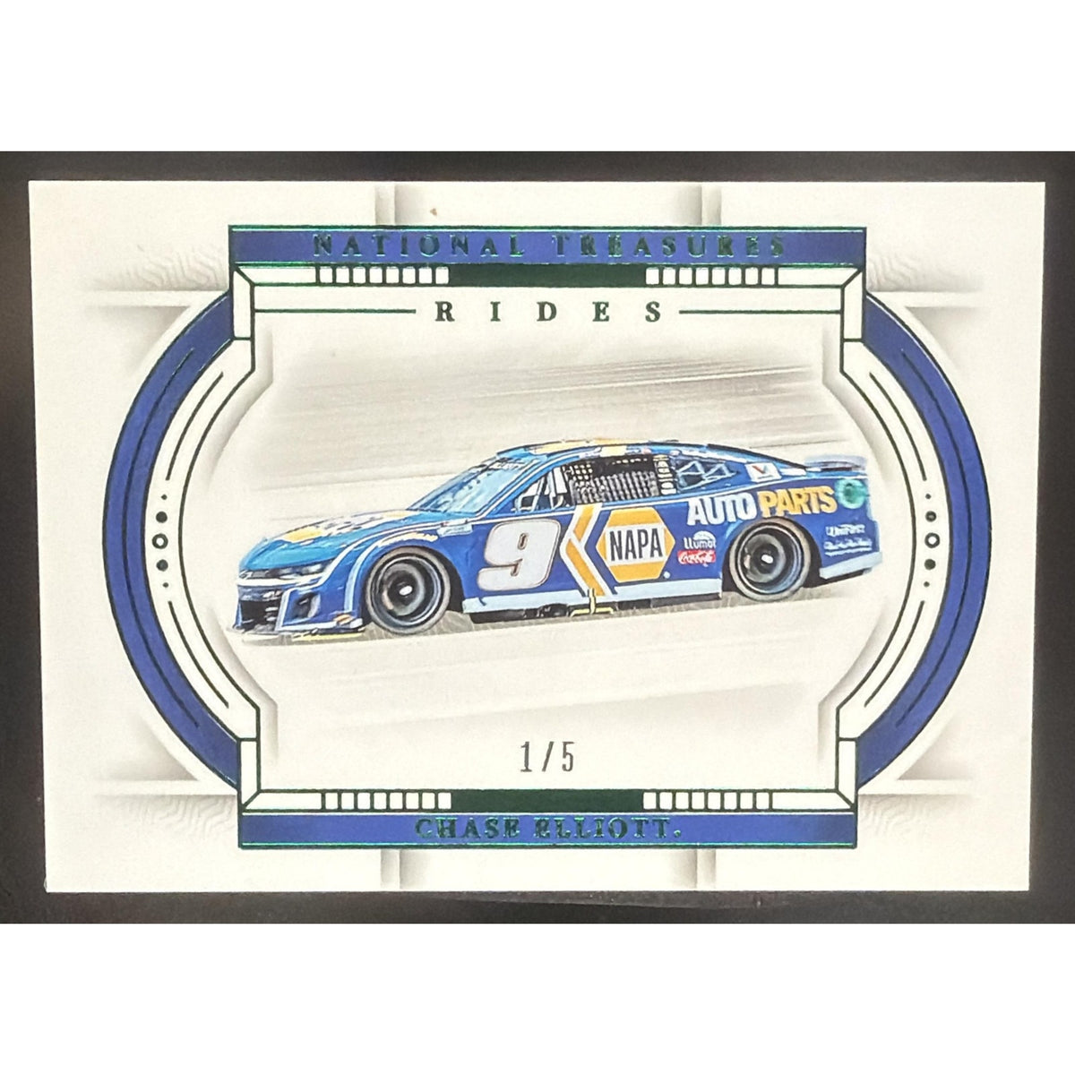 2024 Panini National Treasures Chase Elliott #60 Rides Green 1/5