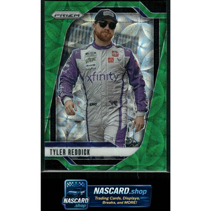 2025 Panini Prizm #27 Tyler Reddick Green Scope #/149