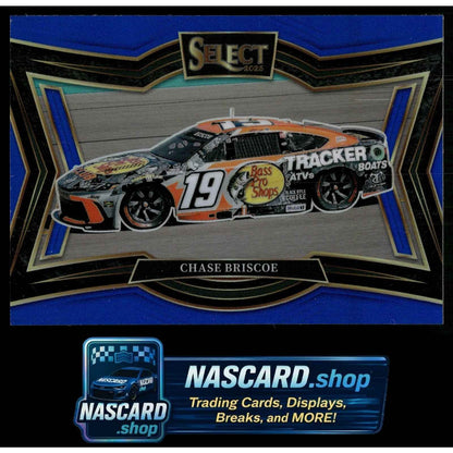 2025 Panini Select #177 Chase Briscoe Blue Prizms #/175
