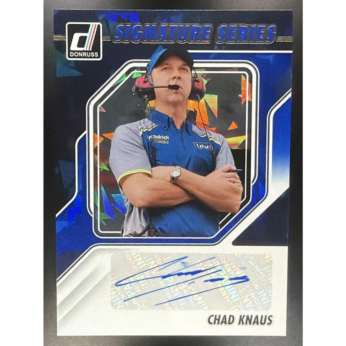 2026 Panini Donruss NASCAR Racing Chad Knaus #8 Signature Series Auto