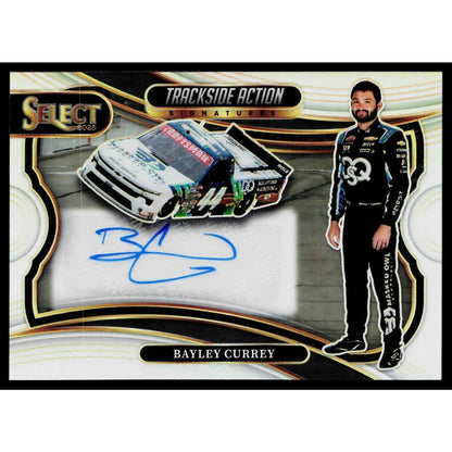 2025 Panini Select #TAS-BCY Bayley Currey Trackside Action Signatures
