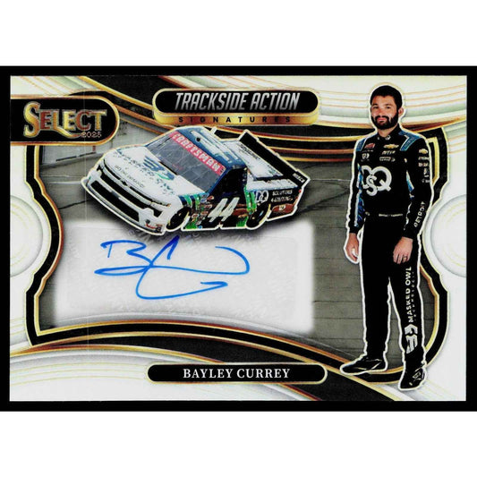 2025 Panini Select #TAS-BCY Bayley Currey Trackside Action Signatures