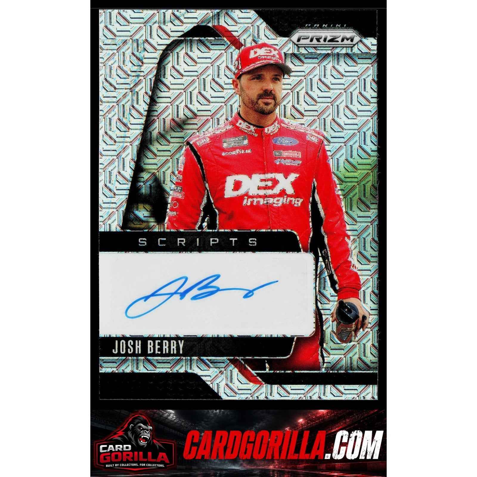 2025 Panini Prizm #S-JBY Josh Berry Scripts Mojo #/25
