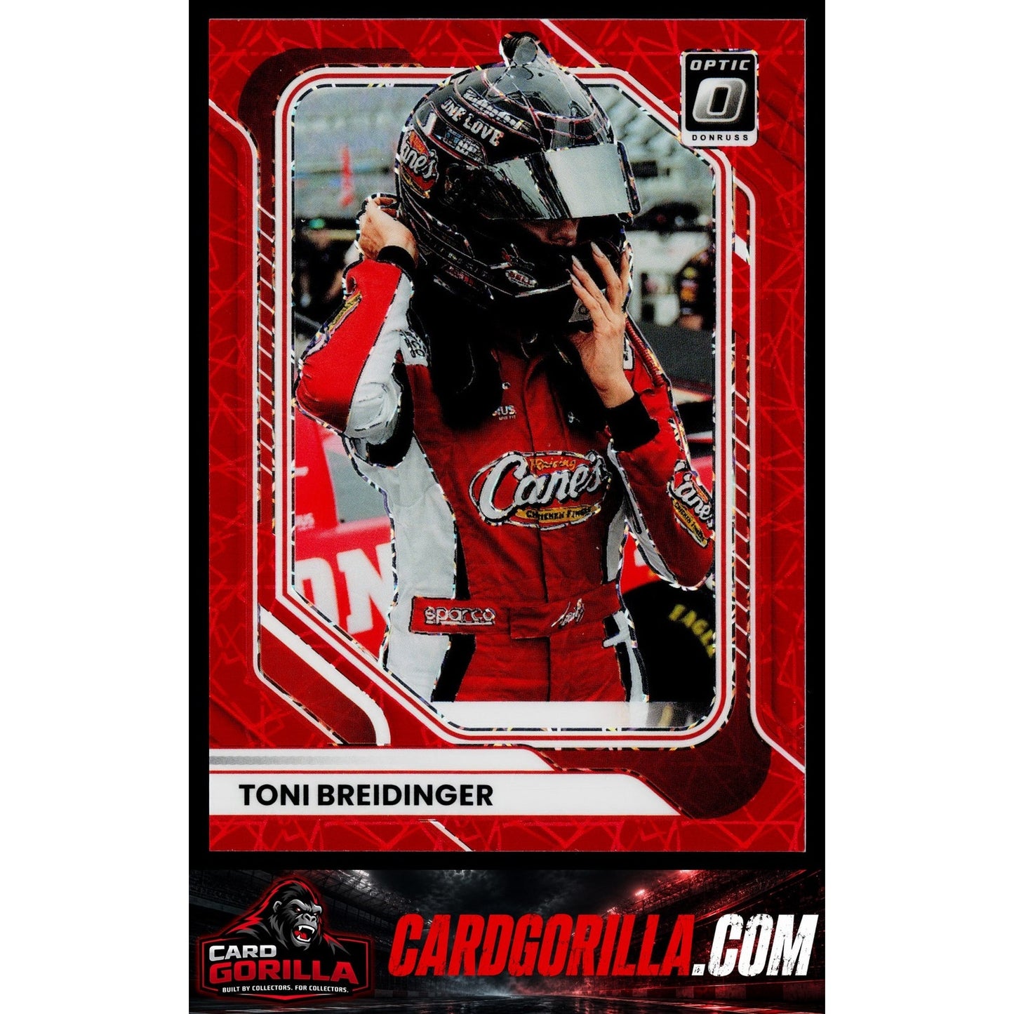2026 Donruss #31 Toni Breidinger Optic Red Velocity