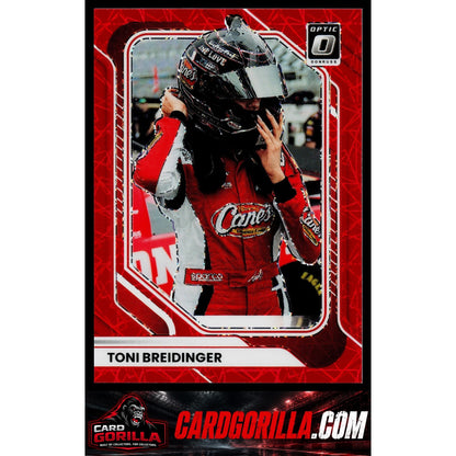 2026 Donruss #31 Toni Breidinger Optic Red Velocity