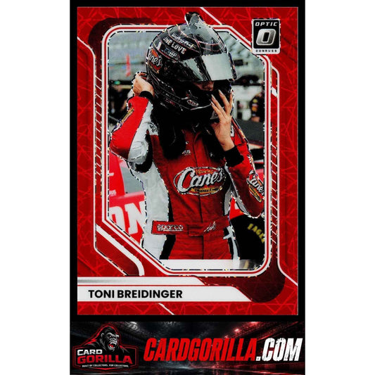 2026 Donruss #31 Toni Breidinger Optic Red Velocity