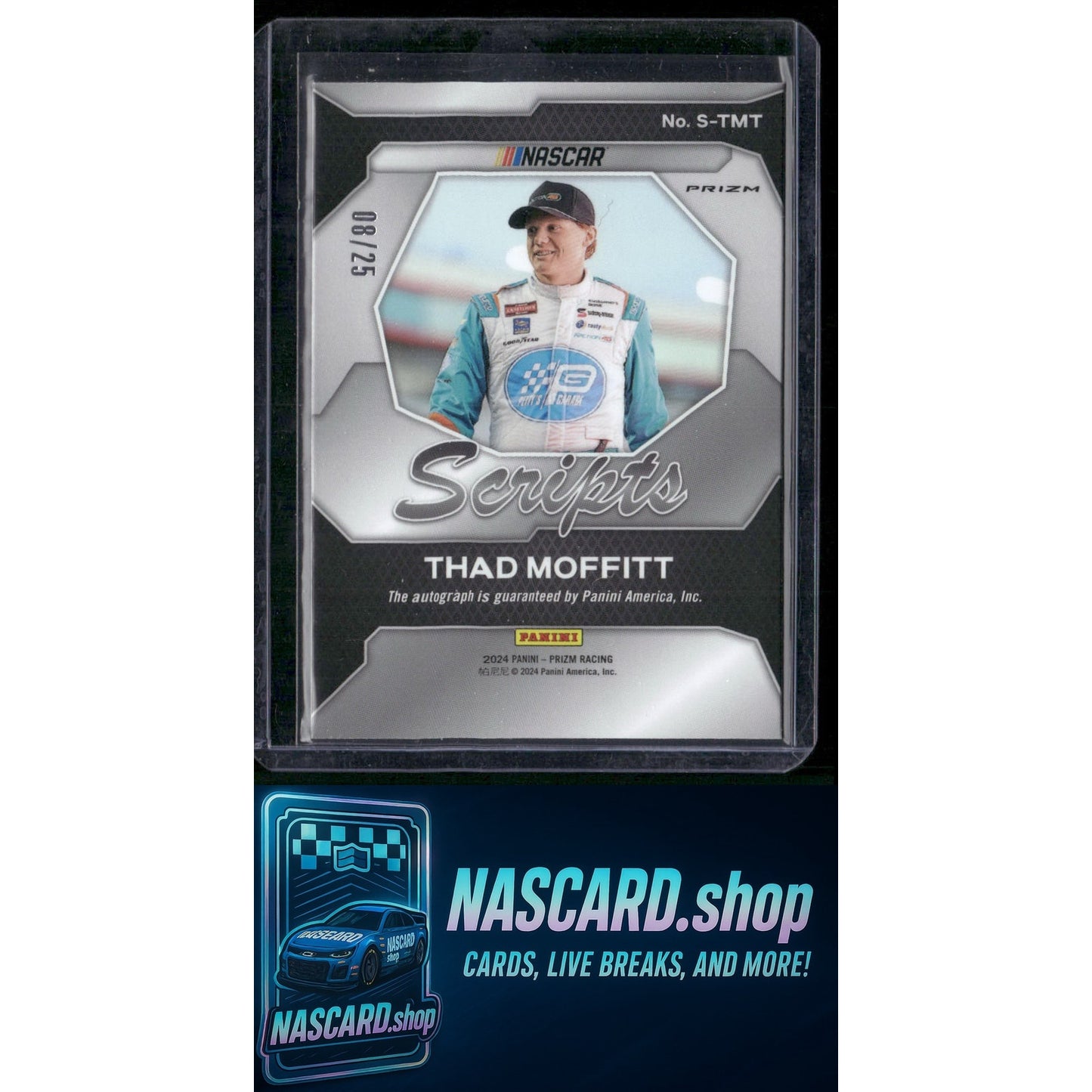 2024 Panini Prizm #S-TMT Thad Moffitt Scripts Mojo #/25 - Card Gorilla