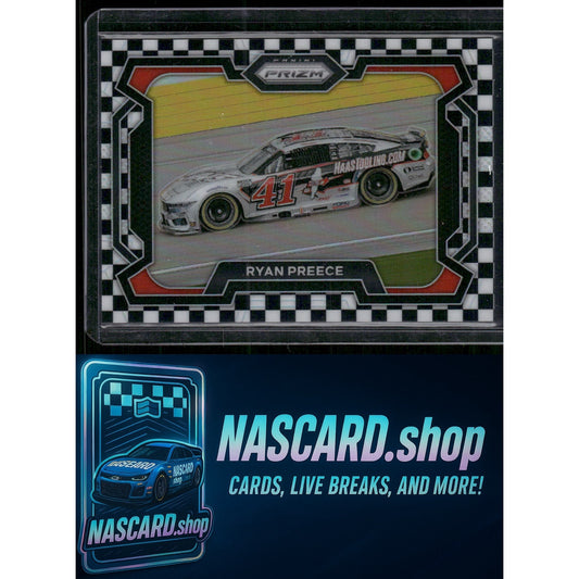 2024 Panini Prizm #40 Ryan Preece Checkered Flag #/75 - NASCARD.shop
