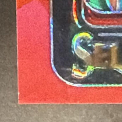 2025 Panini Select Denny Hamlin #27 Numbers Red Ice Prizm /49