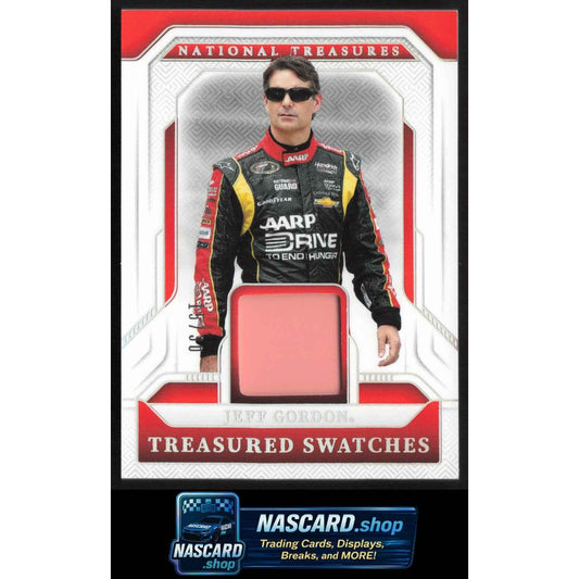2025 Panini National Treasures Jeff Gordon Treasured Swatches Holo Silver #/30