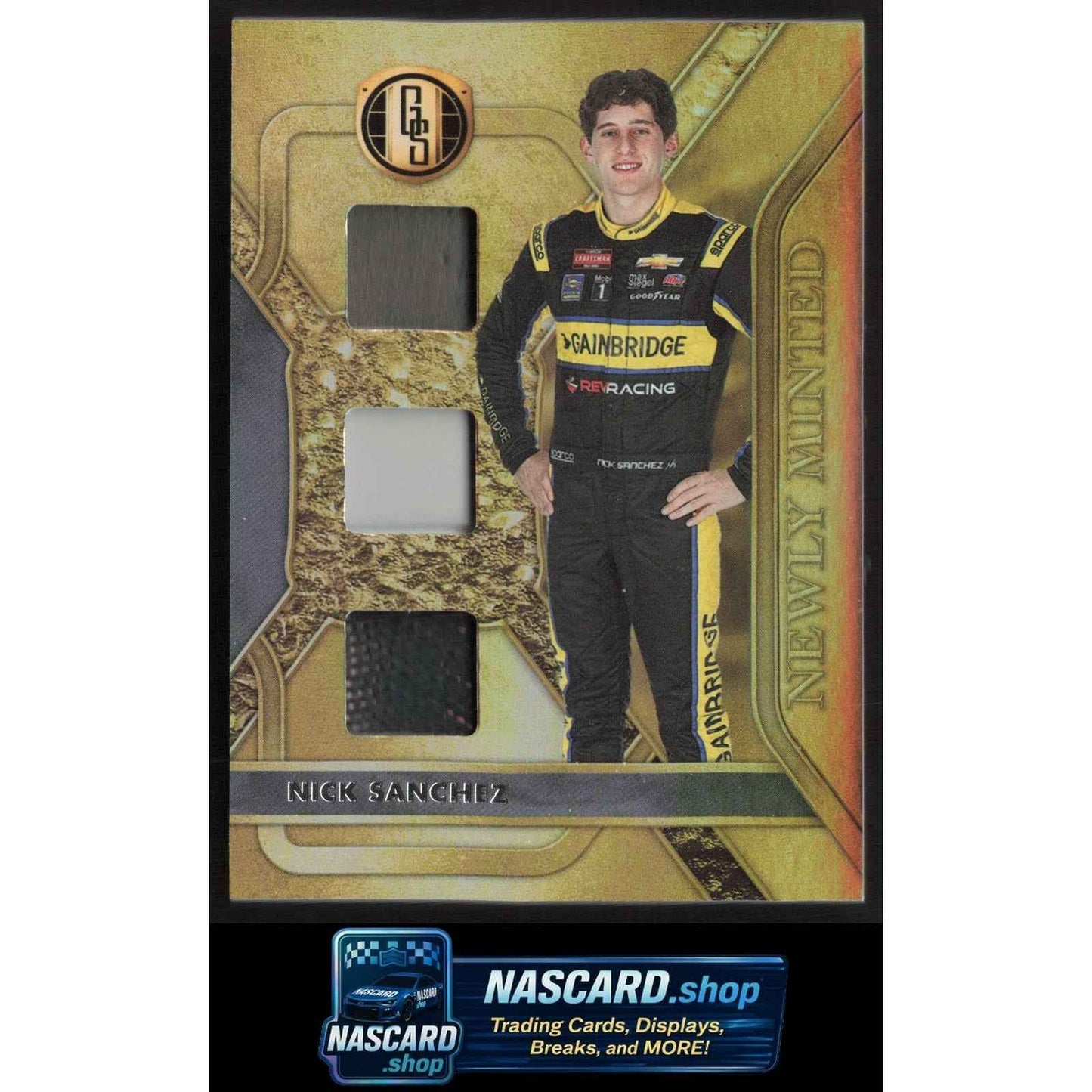 2023 Panini Chronicles Nick Sanchez Gold Standard Newly Minted Memorabilia