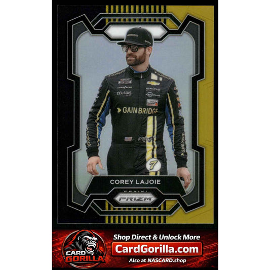 2024 Panini Prizm #37 Corey LaJoie Black Gold #/5
