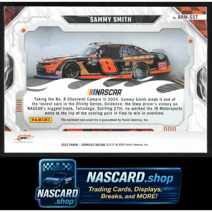 2025 Donruss #BRM-SST Sammy Smith Burning Rubber Materials