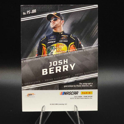2023 Panini Prime - Prime Signatures Red Josh Berry #PS-JBR /50 (AU) - NASCARD.shop
