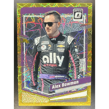 2024 Panini Donruss Alex Bowman #2 Optic Gold Velocity /10