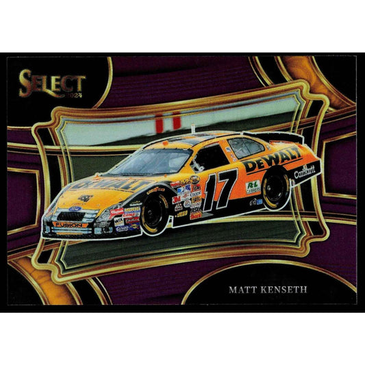2024 Panini Select #182 Matt Kenseth Purple Prizms #/75