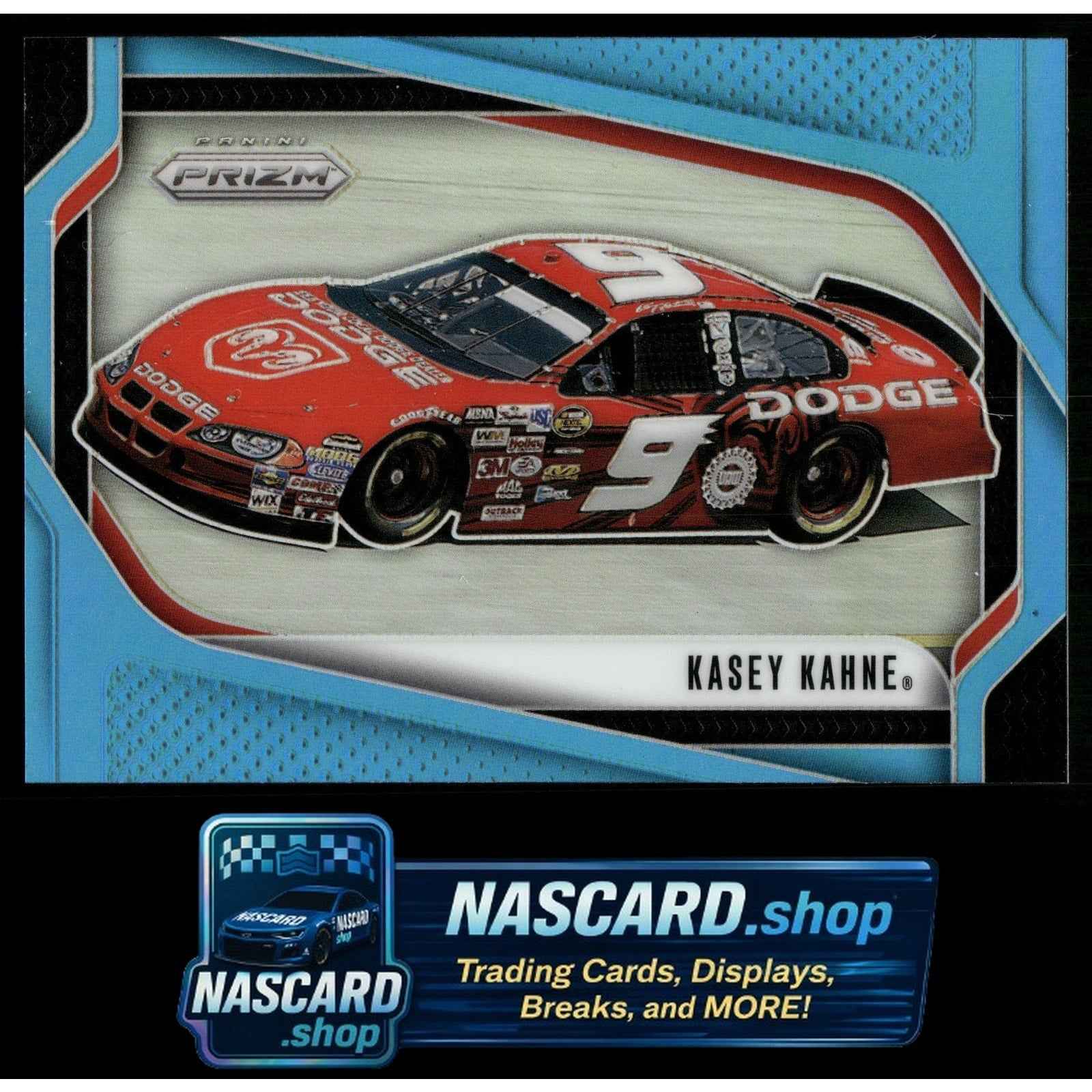 2025 Panini Prizm #133 Kasey Kahne Carolina Blue #/49